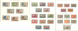 * Collection. 1906-1955 (PA, Taxe, CPx, BF), Complète Sauf PA 12, 70 Et 72, Nombreux Ex **. - TB - Vide