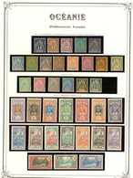 * Collection. 1892-1955 (Poste, PA, BF), Valeurs Moyennes Et Séries Complètes, + Polynésie 1958-1987 Et TAAF (Poste, PA) - Other & Unclassified