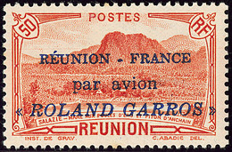 * Poste Aérienne. Roland Garros. No 1, Gomme Jaunie à L'emplacement De La Charnière Sinon TB - Other & Unclassified