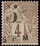 (*) No 4, Infime Pelurage Au Verso, TB D'aspect (Tillard # 1885-4, Cote 950€) - Autres & Non Classés
