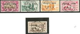 France-Libre. Nos 235, 256, 260, 264, 265, Tous Obl Cad Langlade 1943. - TB - Other & Unclassified