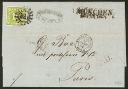 LETTRE Bavière. No 13, Sur Enveloppe De Janv 64 Pour Paris. - TB - Other & Unclassified