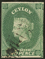 CEYLAN. No 2, Un Voisin, Ex Choisi. - TB - Ceylon (...-1947)
