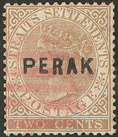 PERAK. No 2a (SG #8), "P" Et "K" Mince (SG Cote 1.100£). - TB - Johore