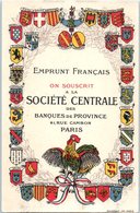 Emprunt Français - On Souscrit à La Société Central Des Banques De Province - Banque - Militaire - Banken