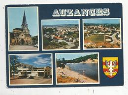 Cp , 23 , AUZANCES , Multi Vues ,blason , Voyagée 1979 , Ed. Combier - Auzances