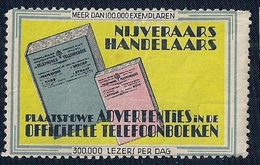 BELGIE - NIJVERAARS HANDELAARS - OFFICIEELE TELEFOONBOEKEN. - Timbres Téléphones [TE]