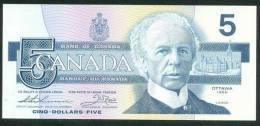 CANADA , 5 DOLLARS 1986 , P-95b , UNC - Kanada