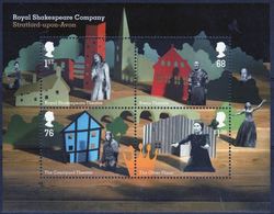 GROSSBRITANNIEN GRANDE BRETAGNE GB 2011 Royal Shakespeare Company M/S MNH SG MS3179 MI B65-3091-94 YV BF83-3487-90 - Fogli Completi