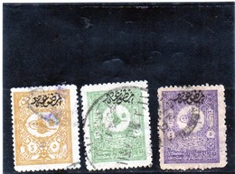 B - 1901 Turchia - Piccolo Tughra - Soprastampati - Used Stamps