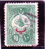 B - 1908 Turchia - Piccolo Tughra - Used Stamps