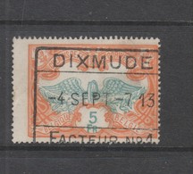 COB 46 Oblitéré DIXMUDE Facteur N°1 - 1895-1913