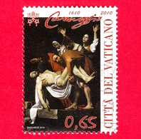VATICANO - Usato - 2010 - 4º Centenario Della Morte Di Caravaggio - Deposizione - 0,65 - Oblitérés