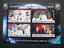 Space - Apollo Raumfahrt Espace # 2011 MNH S/s #(B1943) Apollo X-XI-XII-XIII - Etats-Unis