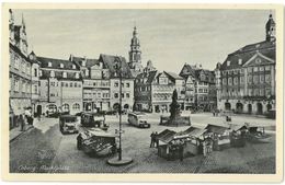 CPA COBURG - Marktplatz - Verlag Thüringisch-Fränkisches Reisebüro , Coburg N°751 - Coburg