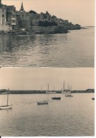 Lot De 2 Photos Amateur - 29 ROSCOFF Août 1956 - No CPA - Roscoff