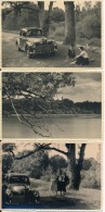 Lot De 3 Photos Amateur - 41 ETANG DE POUILLÉ  1951 - No CPA - Andere & Zonder Classificatie