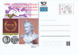 Rep. Ceca / Cart. Postali (Pre2012/49) 2000 Anniversario Della Nascita Dell'imperatore Romano Caligola (12-41) - Münzen