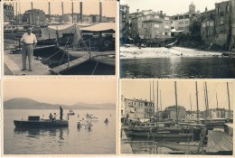 Lot De 14 Photos Amateur - 83 SAINT TROPEZ  1950 à 1962 - No CPA - Saint-Tropez