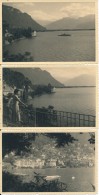 Lot De 5 Photos Amateur - SUISSE CHATEAU CHILLON Aout 1953- No CPA - Andere & Zonder Classificatie