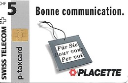 Swiss Telecom: 02/97 Placette - Schweiz