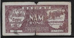 Viêt-Nam - Giay Bac - 5 Döng - 1948 - Pick N°17 - Variété Double "CM" B/TB - Vietnam