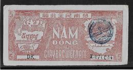 Viêt-Nam - Giay Bac - 5 Döng - 1948 - Pick N°17 Avec Cachet - SUP - Vietnam