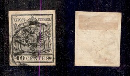 ANTICHI STATI - LOMBARDO VENETO - 1857 - 10 Cent (19) Usato A Venezia (700) - Lombardo-Vénétie