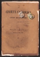 ANTICHI STATI - SARDEGNA - 1 Cent (19) + 5 Cent (13Ca) - Margini Corti - Fascicolo Di 132 Pagine Da Roma A Foligno Del 2 - Sardinia