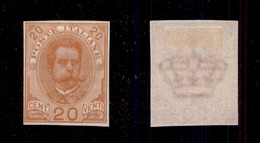 REGNO D'ITALIA - 1895 - Prova D’Archivio - 20 Cent Umberto (P61) - Sempre Senza Gomma (320) - Sonstige & Ohne Zuordnung