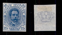 REGNO D'ITALIA - 1893 - Prova D’Archivio - 25 Cent Umberto (P62) - Sempre Senza Gomma (320) - Other & Unclassified