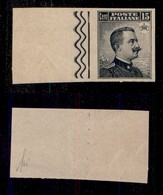 REGNO D'ITALIA - 1909 - Prova Di Macchina - 15 Cent Michetti (86) Bordo  Foglio Integrale - Sempre Senza Gomma - Otros & Sin Clasificación