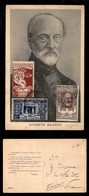 REGNO D'ITALIA - 1922 - Mazzini (128/130) - Serie Completa Su Cartolina Maximum FDC Da Roma A Nizza Del 20.9.22 - Raybau - Altri & Non Classificati