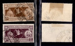 REGNO D'ITALIA - 1933 - Anno Santo (54/55-Aerea) - Serie Completa Usata - Diena + Raybaudi (425) - Otros & Sin Clasificación