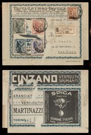 REGNO D'ITALIA - 1921 - BLP - 20 Cent (2) Con Complementari (Vittoria 119/122) Su Busta Speciale (Nazionale 21/30) Racco - Otros & Sin Clasificación