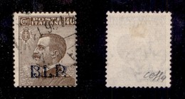 REGNO D'ITALIA - 1921 - BLP - 40 Cent (4A) Usato - Soprastampa Azzurro Nera Delle Prime Tirature - Colla - Otros & Sin Clasificación