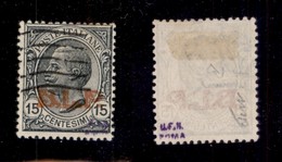 REGNO D'ITALIA - 1923 - BLP - 15 Cent (14) Usato - Timbrino Di Garanzia Che Traspare Al Recto (800) - Otros & Sin Clasificación