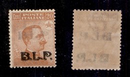 REGNO D'ITALIA - 1923 - BLP - 20 Cent (15d) - Doppia Soprastampa (una Sfumata) - Gomma Integra - Dentellatura Carente A  - Otros & Sin Clasificación