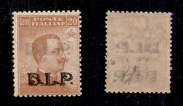 REGNO D'ITALIA - 1923 - BLP - 20 Cent (15d) - Doppia Soprastampa (una Sfumata) - Gomma Integra - Diena (1.800) - Otros & Sin Clasificación