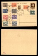 REPUBBLICA SOCIALE - GNR BRESCIA - Segnatasse (47/I-56/I) - 10 Valori Su Cartolina Postale Da 30 Cent (102) - Villa Carc - Otros & Sin Clasificación