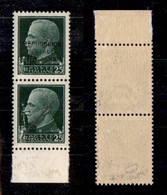 REPUBBLICA SOCIALE - GNR VERONA - 1944 - Falso D’Epoca - Genova - 25 Cent (F491) - Coppia Verticale Con Pezzo Inferiore  - Other & Unclassified