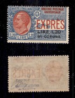 OCCUPAZIONI - DALMAZIA - 1922 - Non Emesso - 1,20 Lire Su 1,20 Espresso (2) - Gomma Integra - Oliva (900) - Dalmatia