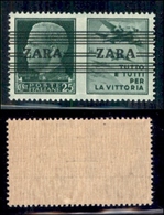 OCCUPAZIONI - ZARA - 1943 - 25 Cent Aviazione (29/IV) - A Larghe Diverse - Gomma Integra (450) - Otros & Sin Clasificación