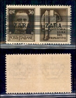 OCCUPAZIONI - ZARA - 1943 - 30 Cent Milizia (34/III) - Ultima A Stretta - Gomma Integra (450) - Otros & Sin Clasificación