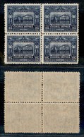 COLONIE - ERITREA - 1910 - 25 Cent (37) In Quartina - Gomma Integra (200+) - Eritrea
