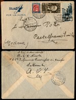 COLONIE - ETIOPIA - Lechemti Galla E Sidama (P.ti 10) - 30 Cent (4) + Eritrea (196+209) - Aerogramma Per Castelfranco De - Ethiopia