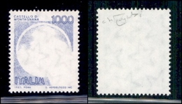 REPUBBLICA - 1980 - Montagnana - Naturale Azzurro - 1000 Lire Castelli (1527) - Gomma Integra - Raybaudi - Other & Unclassified