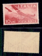 REPUBBLICA - 1946 - 10 Lire (130aa-Aerea) Con Stampa Evanescente - Gomma Integra (500) - Other & Unclassified