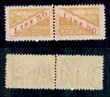 SAN MARINO - 1946 - Pacchi Postali - 50 Lire (32) - Filigrana Lettere Complete RANC - Gomma Integra - Altri & Non Classificati