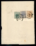 ESTERO - BELGIO - Tricolore (23A/25A) Su Frammento Di Fascetta Con Parte Della Circolare - Verviers 29.4.72 - Otros & Sin Clasificación